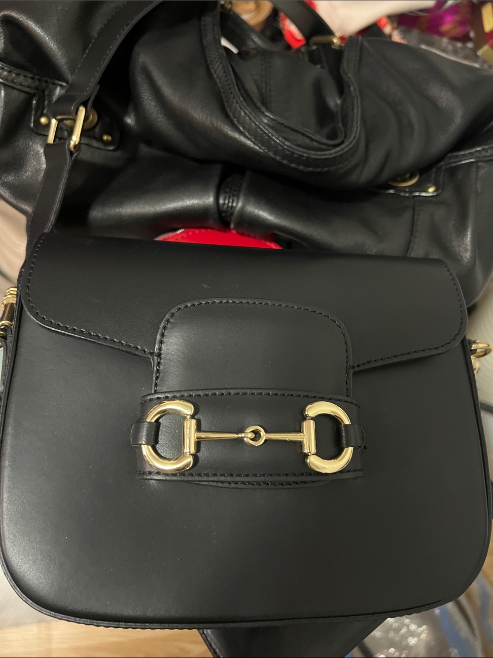 Genuine leather crossbody purse-final sale